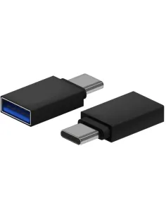 Aisens A108-0717 Mini Adaptador de Imagen USB-C a USB-A 22 mm Negro-APTAPC1097