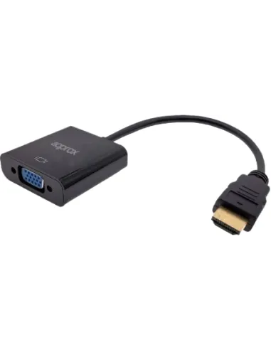 Approx APPC11V3 Adaptador de Imagen HDMI a VGA WUXGA Negro