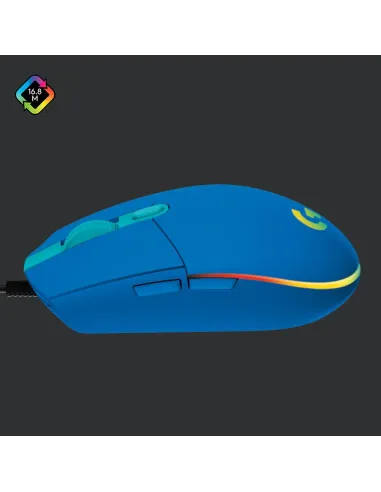 Logitech 910-005798 G203 Lightsync 2nd Gen Ratón Gaming 8000DPI RGB Azul
