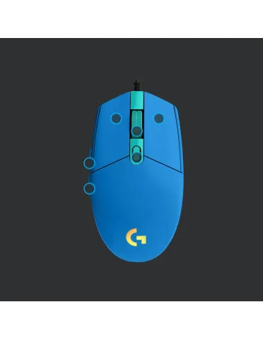 Logitech 910-005798 G203 Lightsync 2nd Gen Ratón Gaming 8000DPI RGB Azul