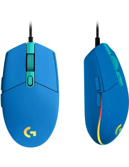 Logitech 910-005798 G203 Lightsync 2nd Gen Ratón Gaming 8000DPI RGB Azul