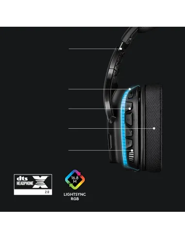 Logitech G635 Auriculares con Micrófono Gaming LightSync 7.1