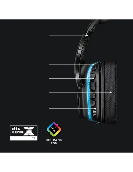 Logitech G635 Auriculares con Micrófono Gaming LightSync 7.1