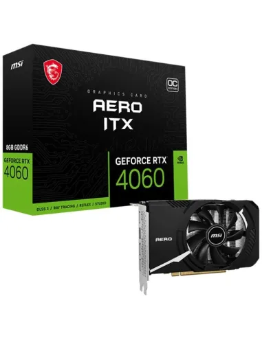 MSI GeForce RTX 4060 Aero ITX 8G OC GDDR6 DLSS3