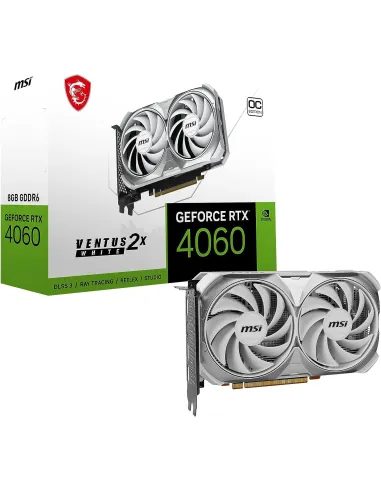 MSI GeForce RTX 4060 VENTUS 2X WHITE OC 8GB GDDR6 DLSS3