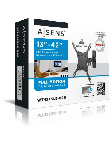 Aisens WT42TSLE-009 Soporte de Pared para Monitor/TV 4"-42" Máx. 20KG