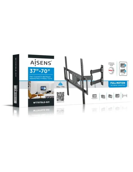 Aisens WT70TSLE-021 Soporte de Pared para Monitor/TV 37"-70" Máx. 35KG