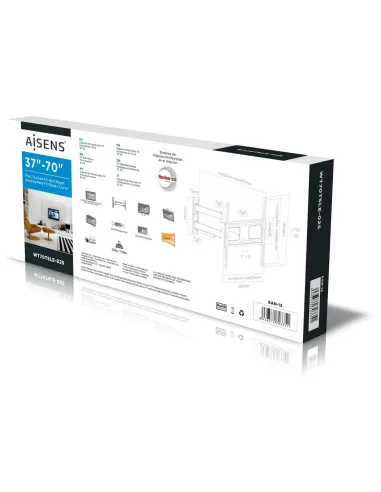 Aisens WT70TSLE-025 Soporte de Pared para Monitor/TV 37"-70" Máx. 50KG