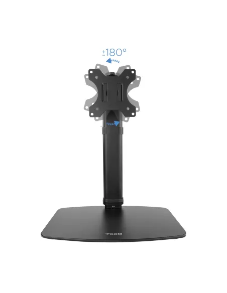 TooQ DB1127TN-B Soporte de Mesa 17-27" Máx. 6Kg Negro
