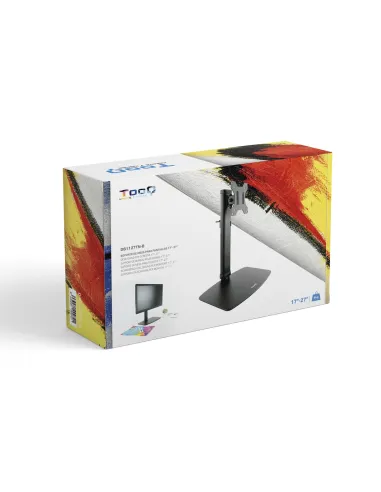 TooQ DB1127TN-B Soporte de Mesa 17-27" Máx. 6Kg Negro