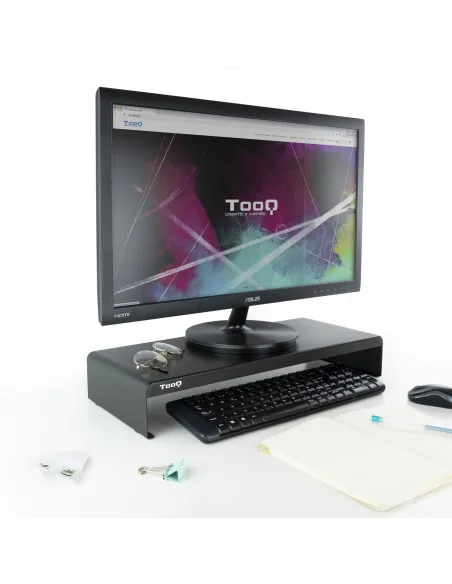 TooQ TQMR0121 Soporte para Monitor Máx. 20 Kg Negro