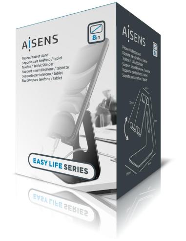 Aisens MS1PM-084 Soporte para Tablet/Smartphone hasta 8" Negro
