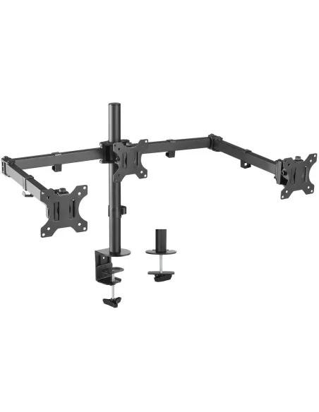 Aisens DT27TSR-061 Soporte de Mesa para 3 Monitores/TV 13"-27" Máx. 21KG