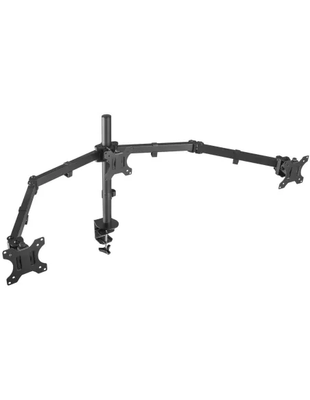 Aisens DT27TSR-061 Soporte de Mesa para 3 Monitores/TV 13"-27" Máx. 21KG