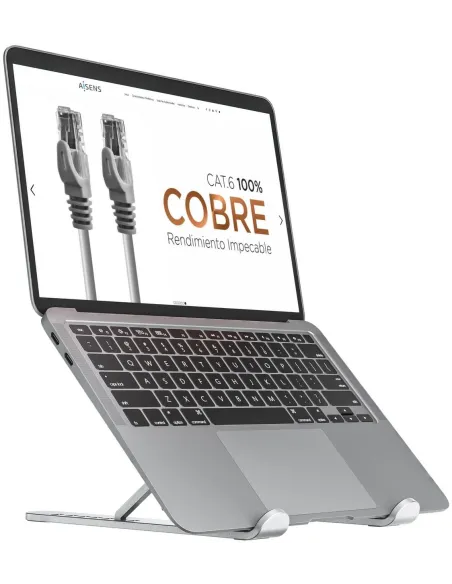 Aisens LPS1M-099 Soporte para Portáti hasta 15" Plata