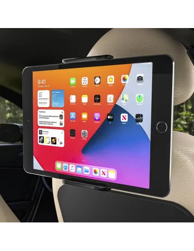 Aisens MSC1P-107 Soporte de Coche Ajustable para Teléfono/Tablet Negro