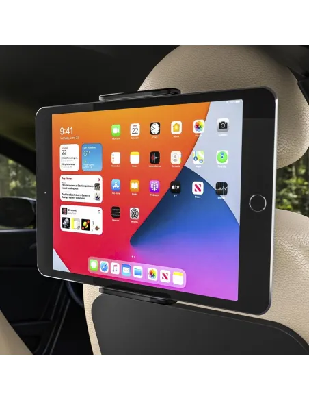 Aisens MSC1P-107 Soporte de Coche Ajustable para Teléfono/Tablet Negro