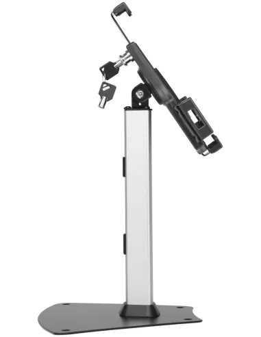 Aisens MS1P03-113 Soporte Antirrobo Ajustable para Tablet Negro/Plata