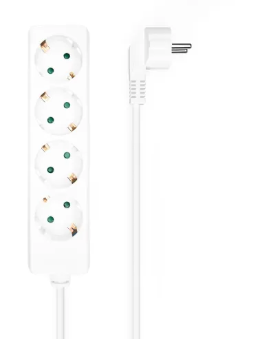 Aisens A154-0533 Regleta 4 Tomas 1,4M Blanco