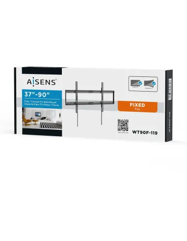 Aisens WT90F-119 Soporte de Pared para Monitor/TV 37"-90" Máx. 75KG