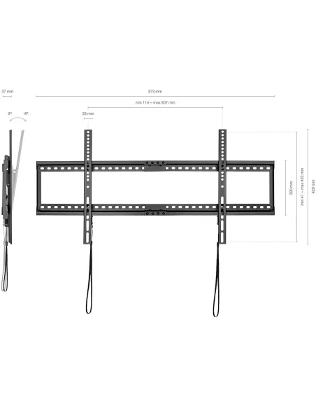 Aisens WT90T-121 Soporte de Pared para Monitor/TV 37"-90" Máx. 75KG