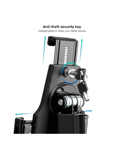 TooQ TQTDS0811 Soporte de Mesa Profesional para Tablet Hasta 13" Negra