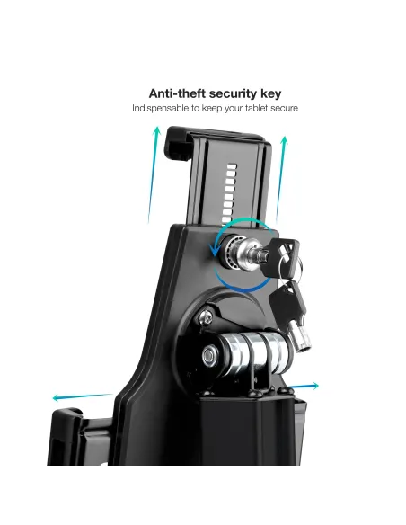TooQ TQTDS0811 Soporte de Mesa Profesional para Tablet Hasta 13" Negra
