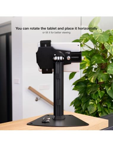 TooQ TQTDS0811 Soporte de Mesa Profesional para Tablet Hasta 13" Negra