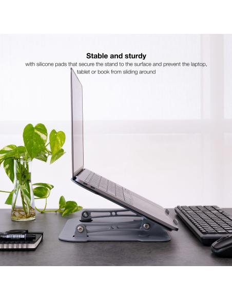 TooQ TQLRS0012-AL-G Soporte para Portátiles Hasta 17.3" Gris