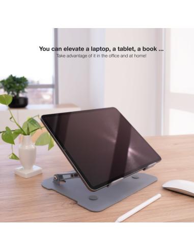 TooQ TQLRS0012-AL-G Soporte para Portátiles Hasta 17.3" Gris
