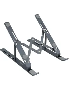 TooQ TQLRS0033-AL-G Soporte para Portátil Hasta 15" Máx. 5 Kg Gris-ACCE56554