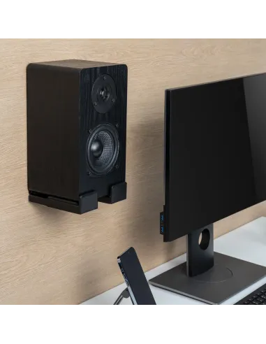 Aisens SPK02U-191 Soporte Universal de Pared para Barra de Sonido Negro
