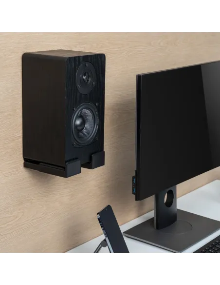 Aisens SPK02U-191 Soporte Universal de Pared para Barra de Sonido Negro