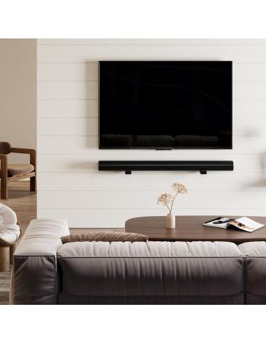 Aisens SPK02U-191 Soporte Universal de Pared para Barra de Sonido Negro