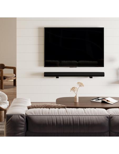 Aisens SPK02U-191 Soporte Universal de Pared para Barra de Sonido Negro