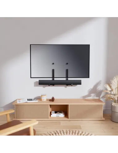 Aisens SPK01U-189 Soporte Universal para Barra de Sonido Negro