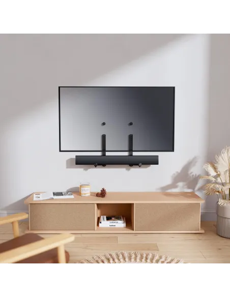 Aisens SPK01U-189 Soporte Universal para Barra de Sonido Negro
