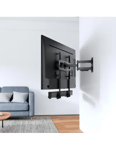 Aisens SPK01U-189 Soporte Universal para Barra de Sonido Negro