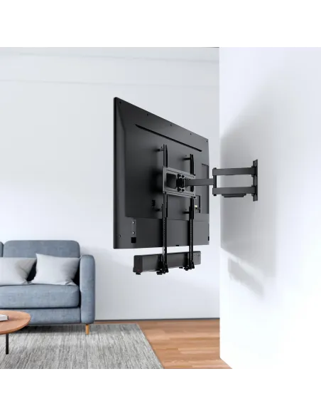 Aisens SPK01U-189 Soporte Universal para Barra de Sonido Negro