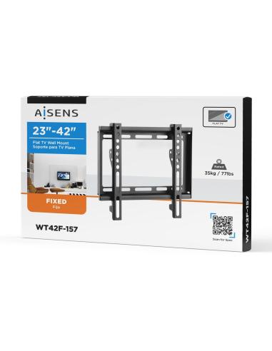 Aisens WT42F-157 Soporte de Pared para Monitor/TV 23"-42" Máx. 35KG