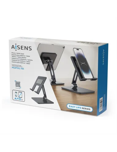 Aisens MS2PXXL-183 Soporte para Smartphone/Tablet Negro