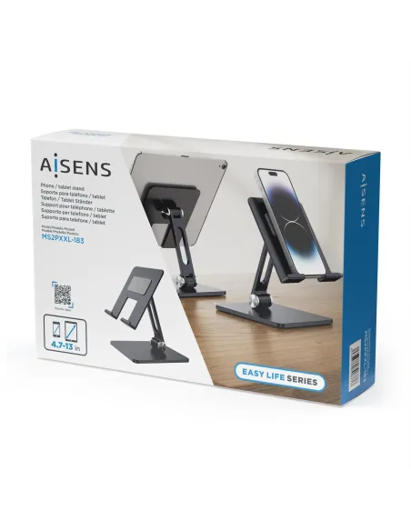Aisens MS2PXXL-183 Soporte para Smartphone/Tablet Negro