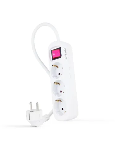 Nanocable 10.38.0003 Regleta de 3 Tomas 1.4M Blanco