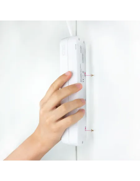 Nanocable 10.38.0003 Regleta de 3 Tomas 1.4M Blanco