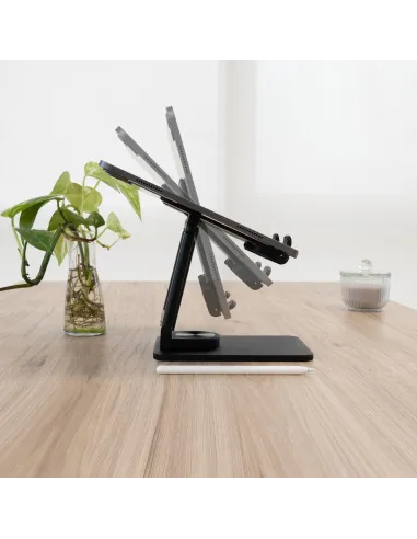 TooQ PH-HERMES-HALLEY Soporte de Sobremesa Ajustable para Móvil/Tablet Hasta 12,9" Negro