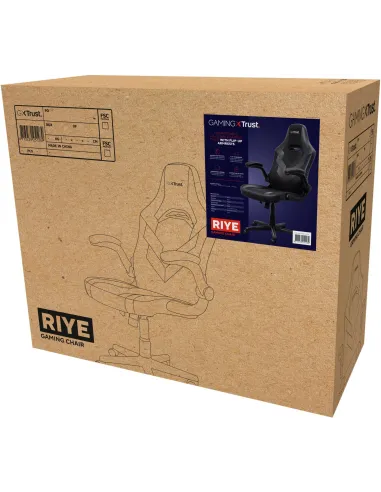 Trust GXT 703 RIYE Silla Gaming Negro