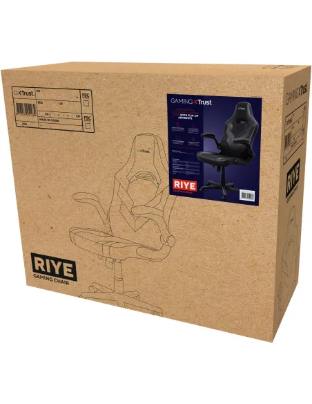 Trust GXT 703 RIYE Silla Gaming Negro
