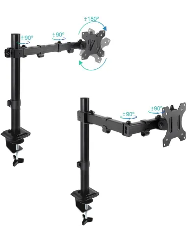 TooQ DB1801TN-B Soporte de Pared para TV 17"- 32" Máx. 8kg Negro