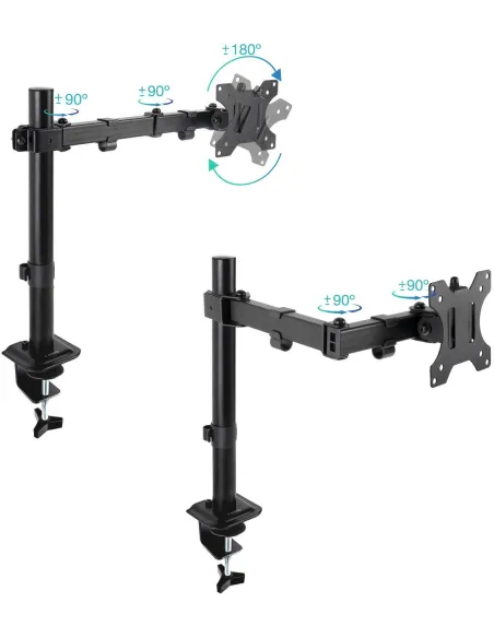 TooQ DB1801TN-B Soporte de Pared para TV 17"- 32" Máx. 8kg Negro