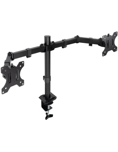 TooQ DB1802TN-B Soporte de Pared con Dos Brazos para TV 17"-27" Máx. 16kg Negro